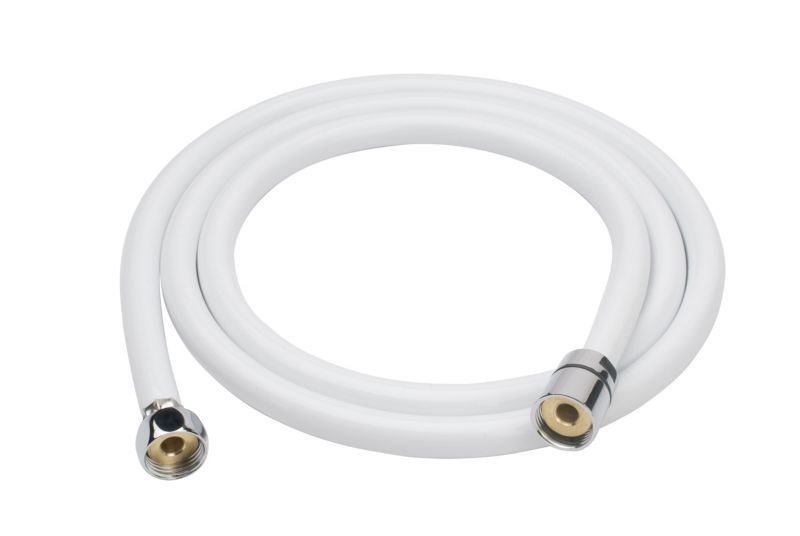 Wąż prysznicowy GoodHome PVC 1,75 m biały