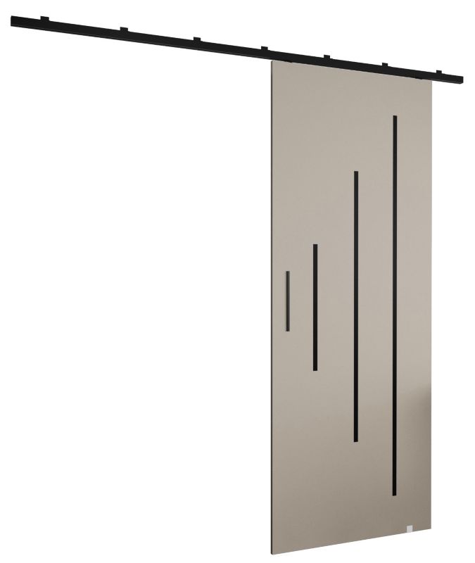 Drzwi przesuwne naścienne Abiks ZONDA Y 90 kaszmir 1 szt.