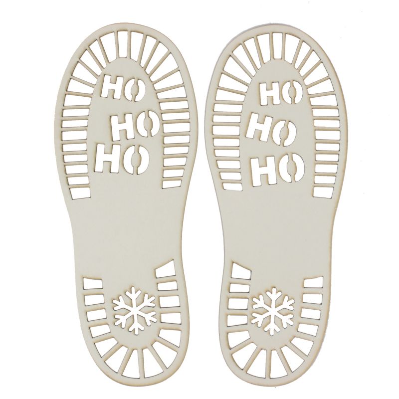 Ślad butów szablon 30 x 12 cm 2 szt.