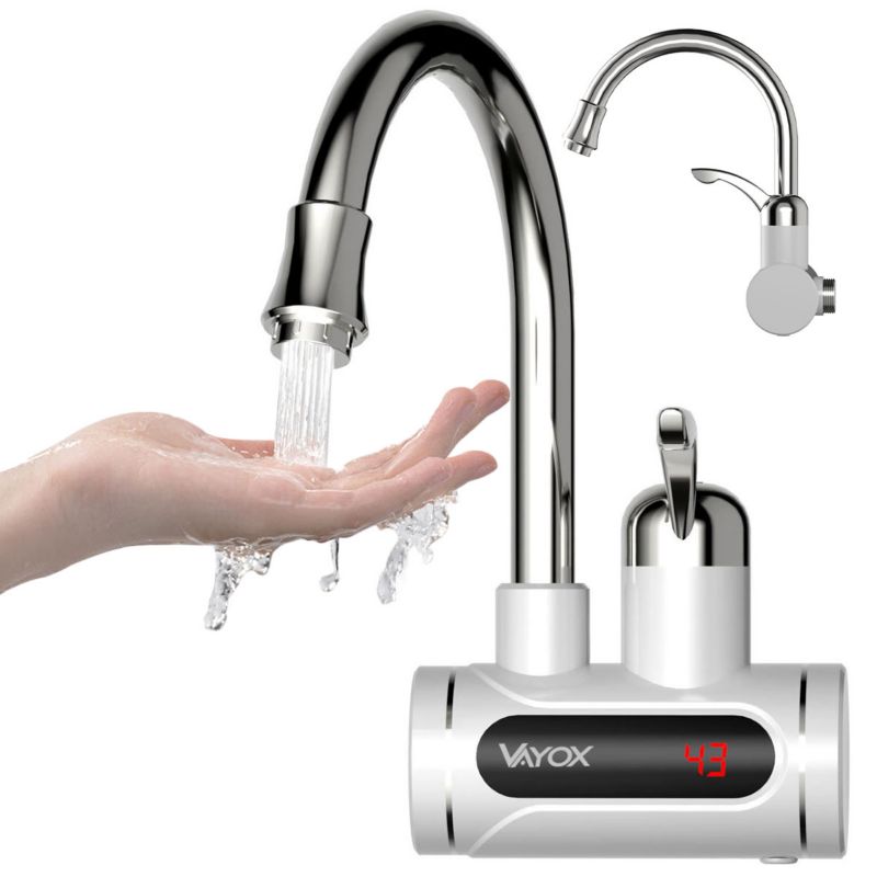 Przepływowy podgrzewacz wody Vayox VA0234 poziomy elektryczny 3000W 1 szt.