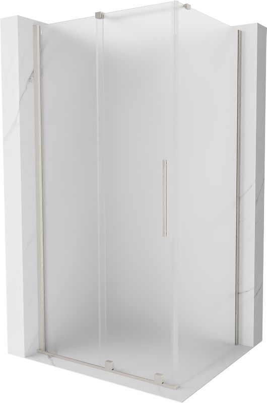 Kabina prysznicowa Mexen Velar rozsuwana 120 x 85 cm szron nikiel szczotkowany 1 szt.