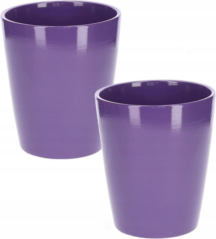 Doniczka ceramiczna KOTARBAU 12 cmoletowa 2 szt.