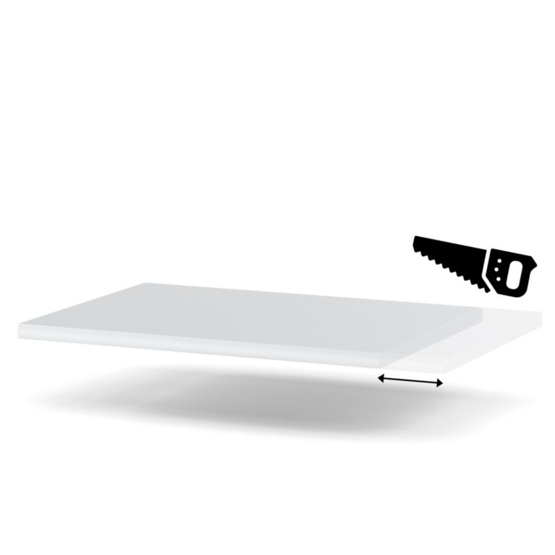 Blat Kuchenny Hurtownia-Mebli 28mm Blande 60-69 69cm Biel Arktyczna 69x60x cm 1szt.