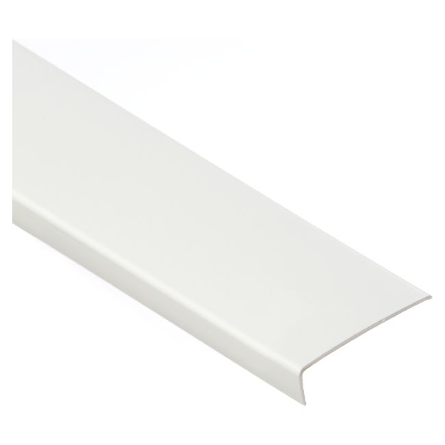 Kątownik PCV Cezar 40 x 10 x 1,1 mm 1 m biały