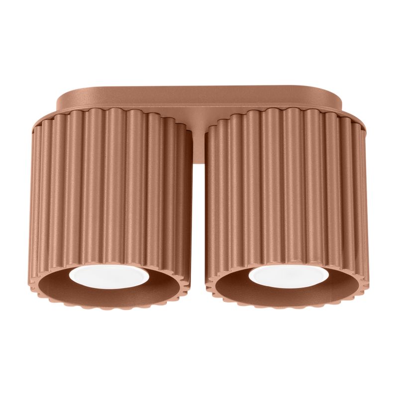 Plafon Sollux Lighting AURA 2 mocca GU10 1 szt.