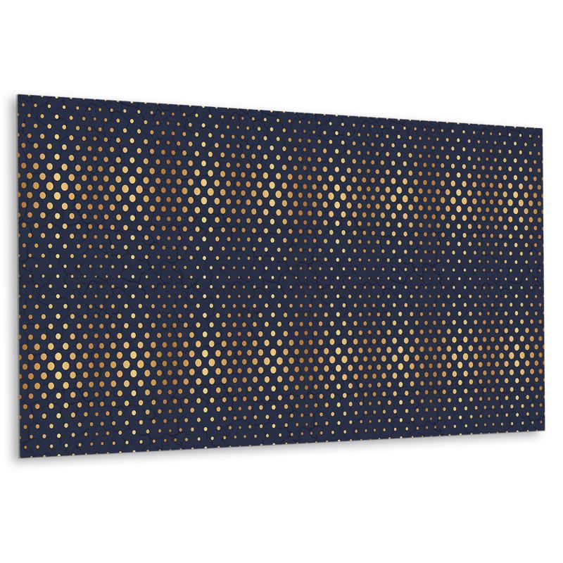 Panel samoprzylepny Tulup 100x50 cm Złote kropki 1 szt.