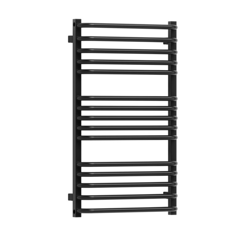 Grzejnik łazienkowy Terma Rafa 90 x 53 cm czarny