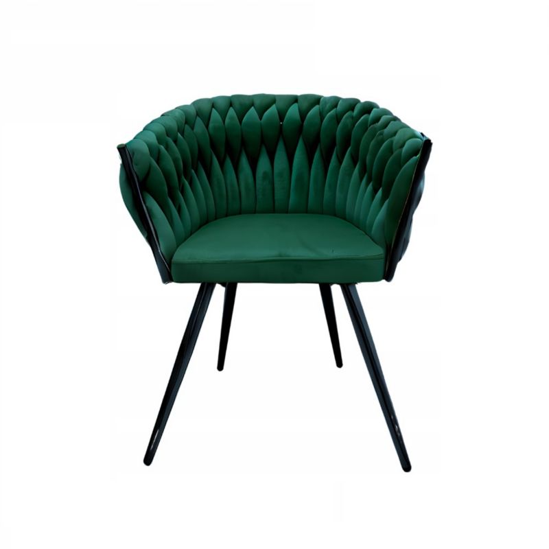 Ozdobny fotel do salonu Family Meble Tilo zielony 1szt