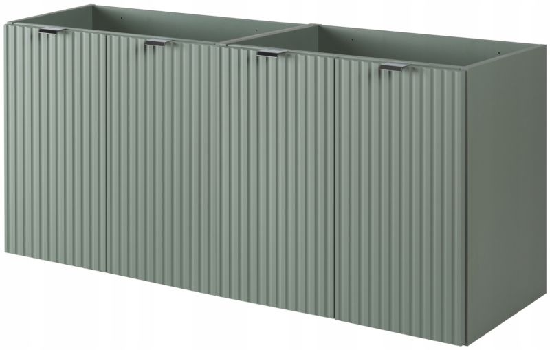 Szafka pod umywalkę Furnidea 120 cm szałwia ryflowany LINE REED GREEN 1 szt.