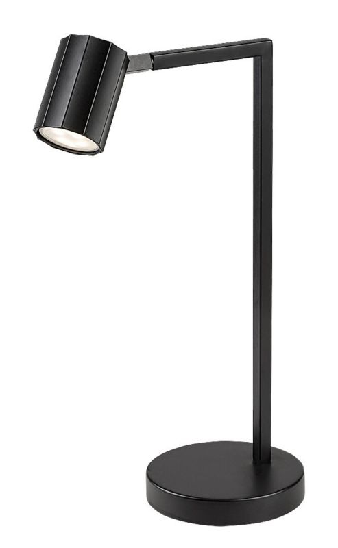 Lampa biurkowa Rabalux Karter czarny matowy 1 x GU10 x 5W IP20 wym: 44 x 14 x 27 cm metal - 1 szt.