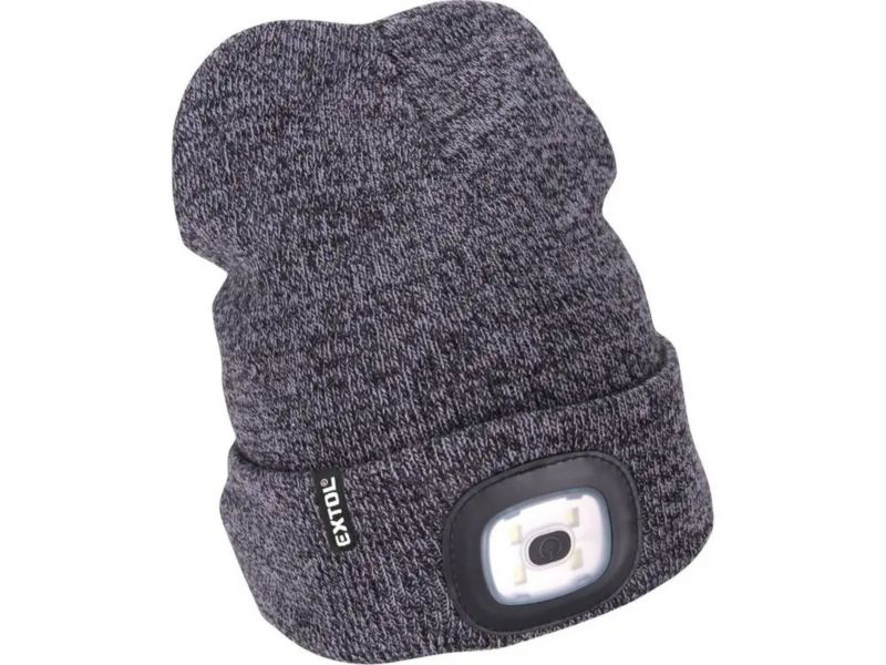 Czapka Extol led ciepła sportowa zimowa do biegania 1 szt.