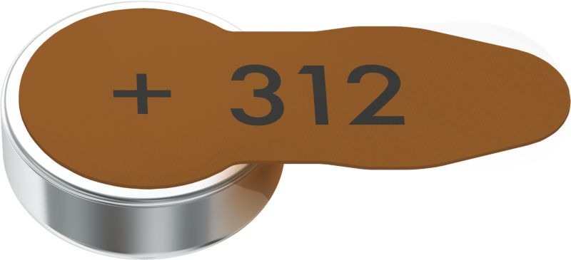 Baterie do aparatu słuchowego Vart 312 6 szt.