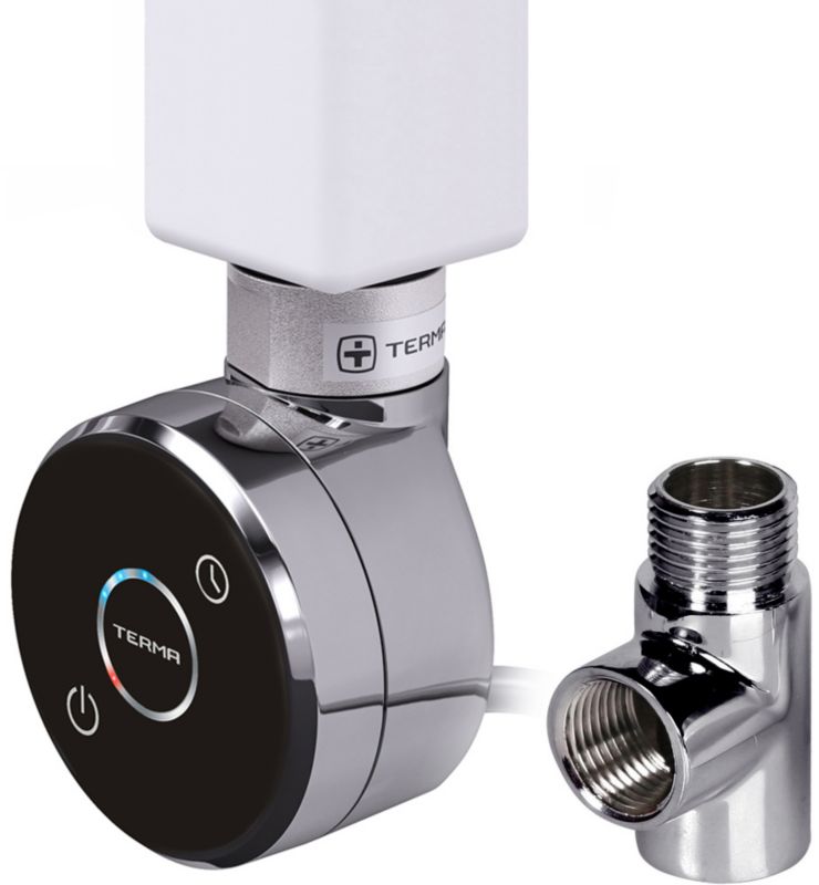 Grzałka grzejnikowa Terma Dry 600 W trójnik chrom