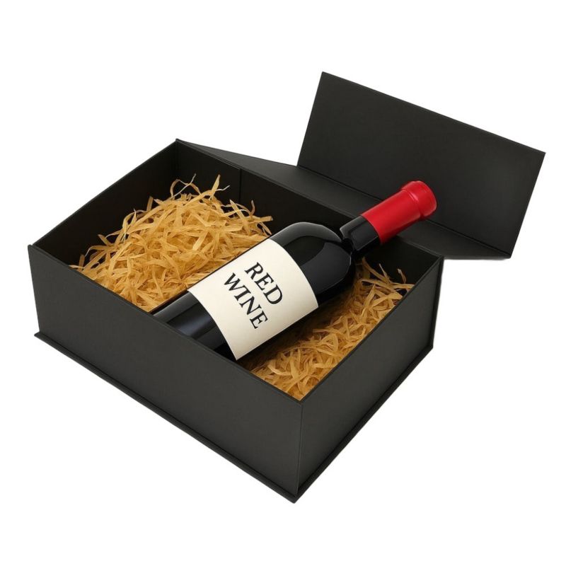 Pudełko Magnatyczne Neopak Czarne 250x200x100mm Karton Ozdobny Na Prezent 1 szt.