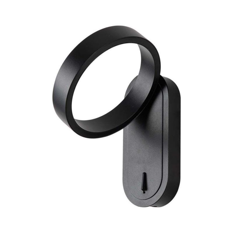 Kinkiet ścienny V-TAC Vt-1180 czarny LED 5W 3000K-4000K 600lm IP20 wym: 15,3 x 18,5 x 18,3 cm - 1 szt.