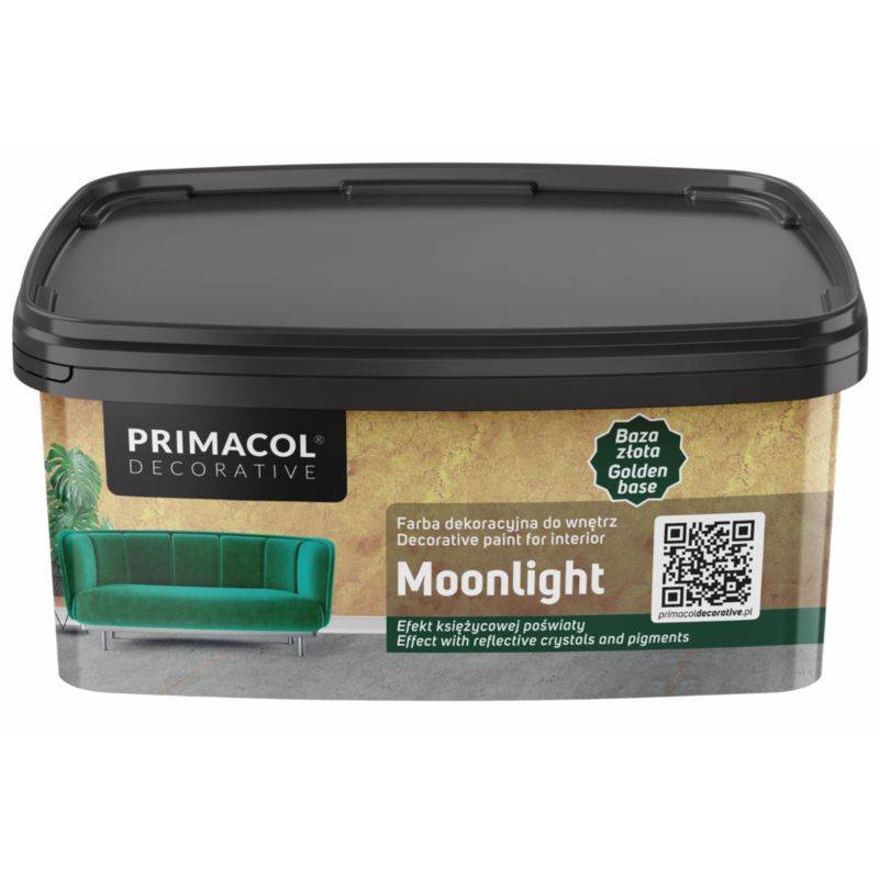 Farba dekoracyjna Primacol Moonlight złoty 1 l