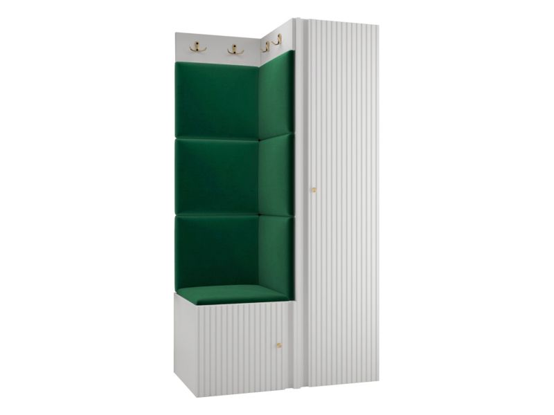 Zestaw MIRJAN 24 Orion Ryfel Slim XXV biały + butelkowa zieleń 1 kpl.