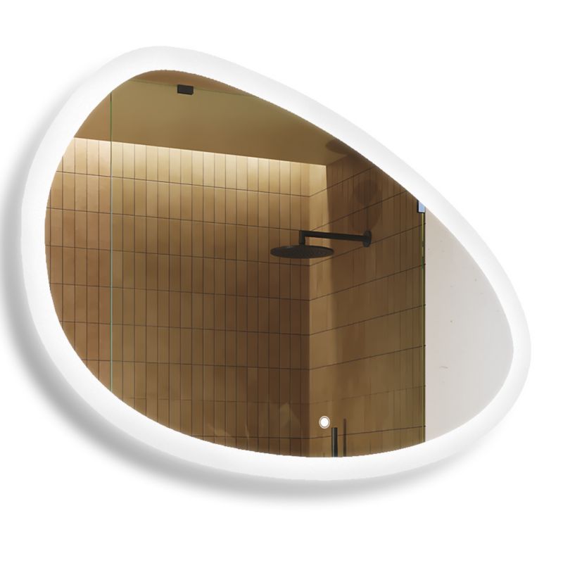 Lustro łazienkowe Artforma LED 114x84cm nieregularne LED Dual włącznik OBKA222 1szt.