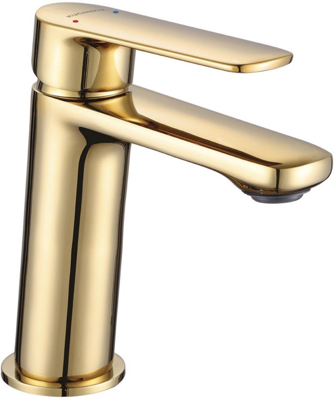 Bateria Umywalkowa Kuchinox Stojąca GAVA KLIK KLAK Złota 1 szt.