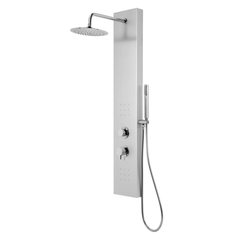 Panel prysznicowy GoodHome Tanvia 1-funkcyjny szary