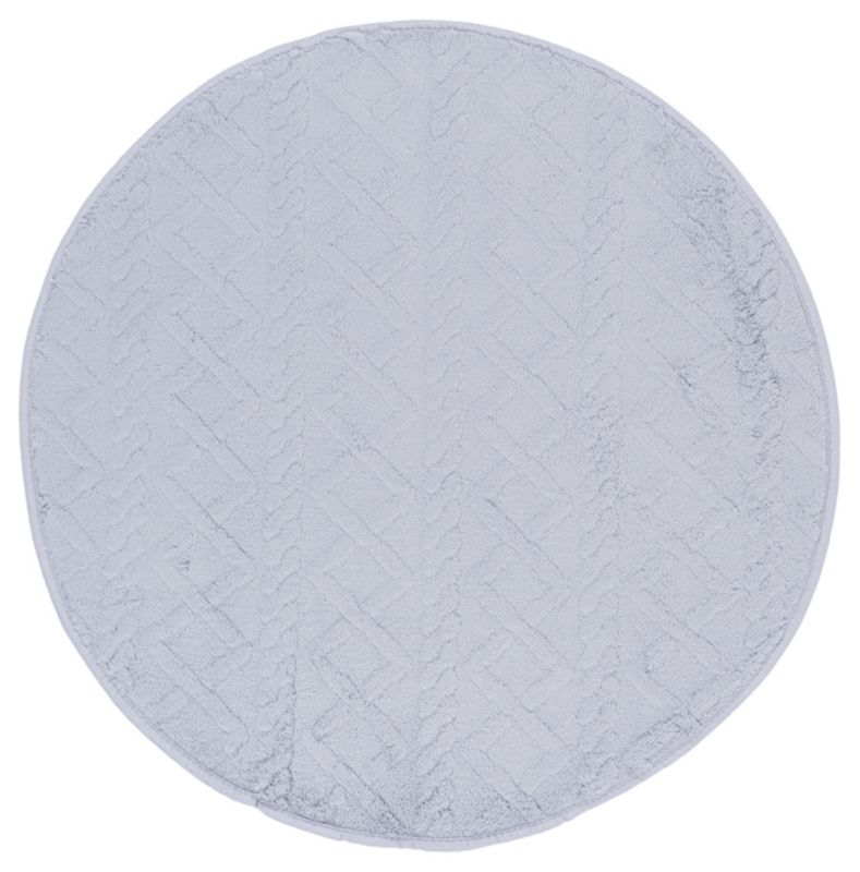 Dywanik łazienkowy Multidecor New Style 3D 67 cm koło jasny szary 1 szt.