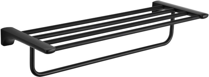 Półka na ręczniki Mexen Lea czarna 57x12 cm 5 szt.