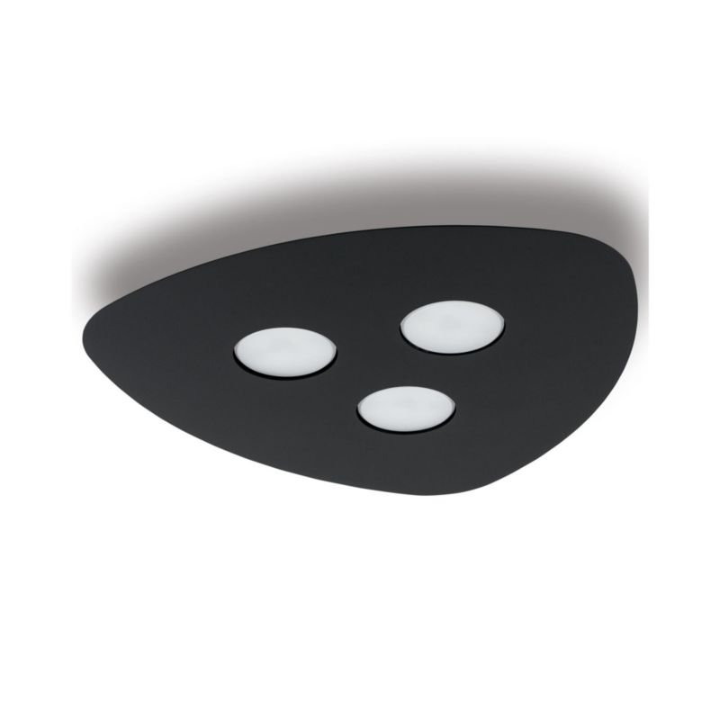 Plafon sufitowy nowoczesny Nowodvorski Lighting Organic czarny 3 x GX53 x 12W IP20 wym: 2,75 x 39 x 39,5 cm - 1 szt.