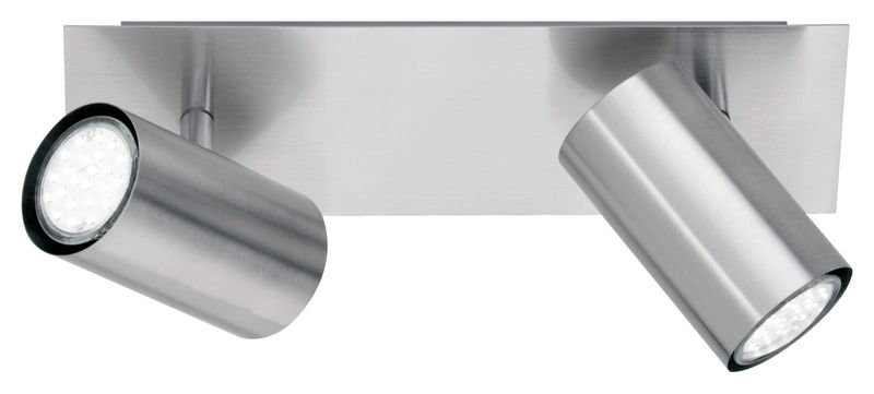 Kinkiet ścienny Trio Marley srebrny 2 x GU10 x IP20 wym: 30 x 9 cm - 1 szt.