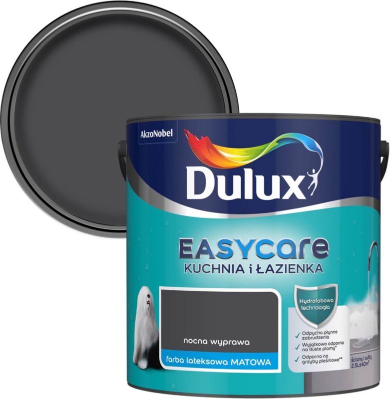 Farba Dulux EasyCare Kuchnia i Łazienka nocna wyprawa 2,5 l