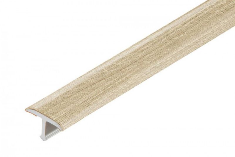 Profil fugowy łączący Cezar Dąb Jasny 14mm 2,5m aluminiowy 1 szt.