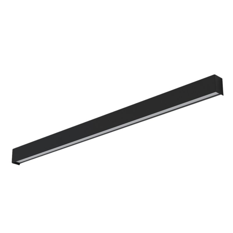 Kinkiet ścienny Nowodvorski Lighting Straight czarny 1 x T8/G13 x 22W IP20 wym: 7 x 122 cm - 1 szt.