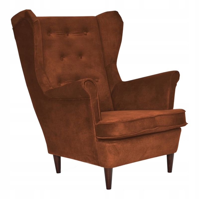 Fotel uszak do salonu Family Meble Diana rudy 1szt