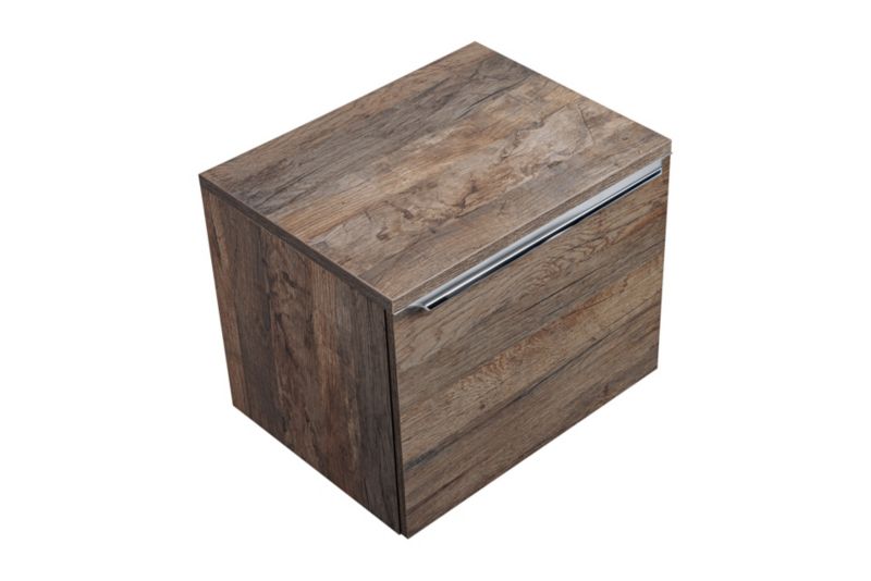 Szafka łazienkowa Furnidea 60 cm z blatem dąb 2 szuflady Santa Fe Oak 1 szt.