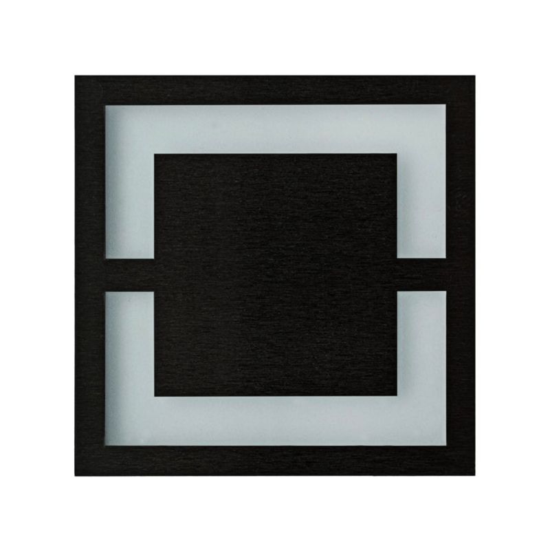 Oprawa oświetleniowa schodowa Eko-Light Quadro czarno-biała LED 0.6W 4000K 14lm IP20 wym: 7,5 x 2,3 cm kwadratowa - 1 szt.