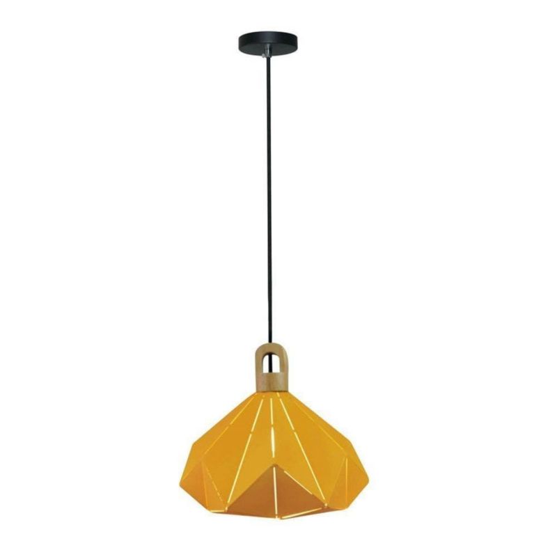 Lampa wisząca V-TAC Vt-7323 żółta wym: 120 x 27 x 27 cm 1xE27 x 1 szt.