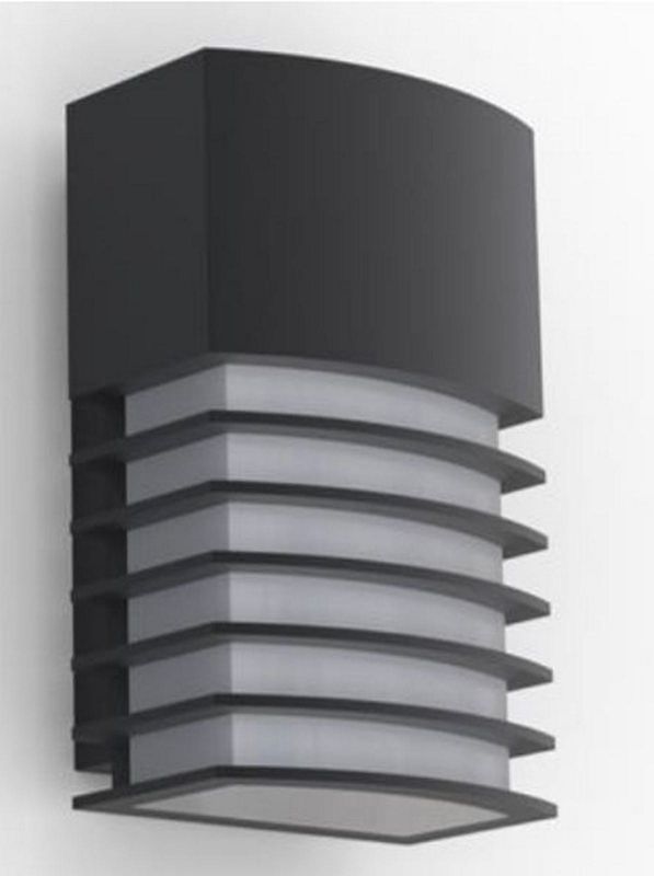 Kinkiet ścienny zewnętrzny Lutec Fulton czarno-biały 1 x E27 x 40W IP44 wym: 24,3 x 13 x 10 cm - 1 szt.