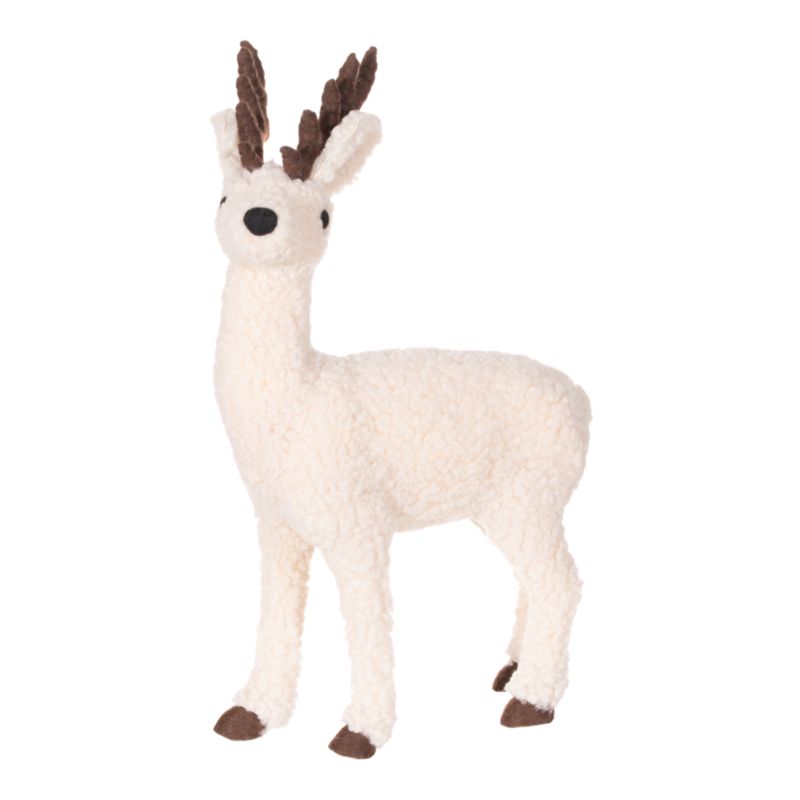 Dekoracja renifer pluszowy stojący