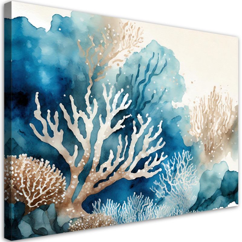 Obraz do salonu sypialni Feeby Morska Rafa Abstrakcja 60x40 cm 1szt