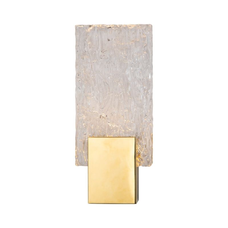 Kinkiet ścienny Maxlight Vetro złoty szkło kryształowe LED 3W 3000K 240lm IP20 wym: 30 x 13 x 5,5 cm - 1 szt.