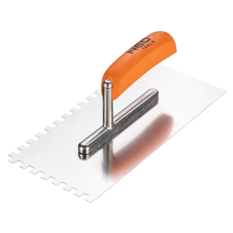 Paca z zębami NEO TOOLS 270 x 128 mm, ząb 8 x 8 x 8 mm, uchwyt drewniany 1 szt.