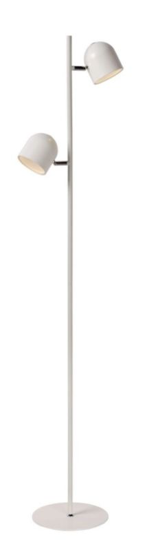 Lampa podłogowa stojąca Lucide Skanska biała LED 5W 3000K 450lm wym: 141 x 9,3 x 32 cm - 1 szt.