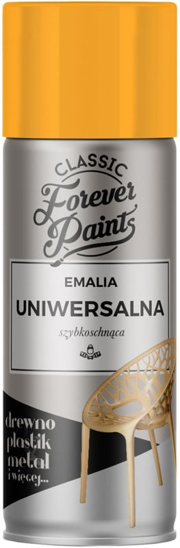 Emalia uniwersalna szybkoschnąca Forever Paints 400 ml pomarańczowa