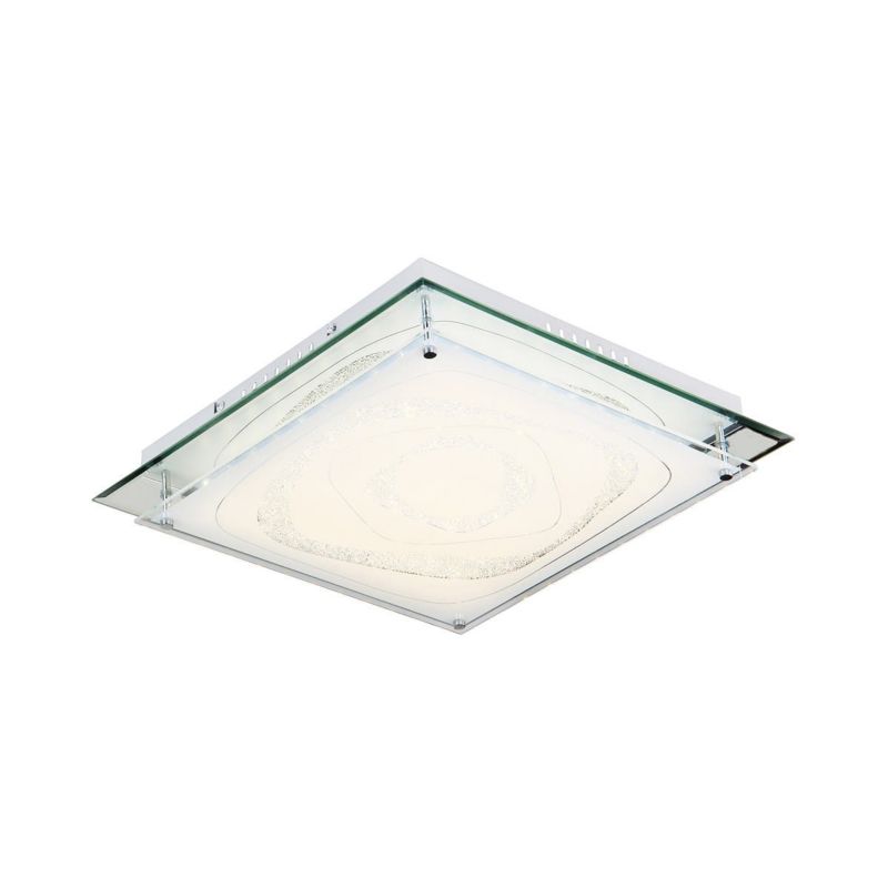 Plafon sufitowy Italux Verso biały LED 20W 4000K IP20 wym: 8,5 x 43 x 43 cm szkło - 1 szt.