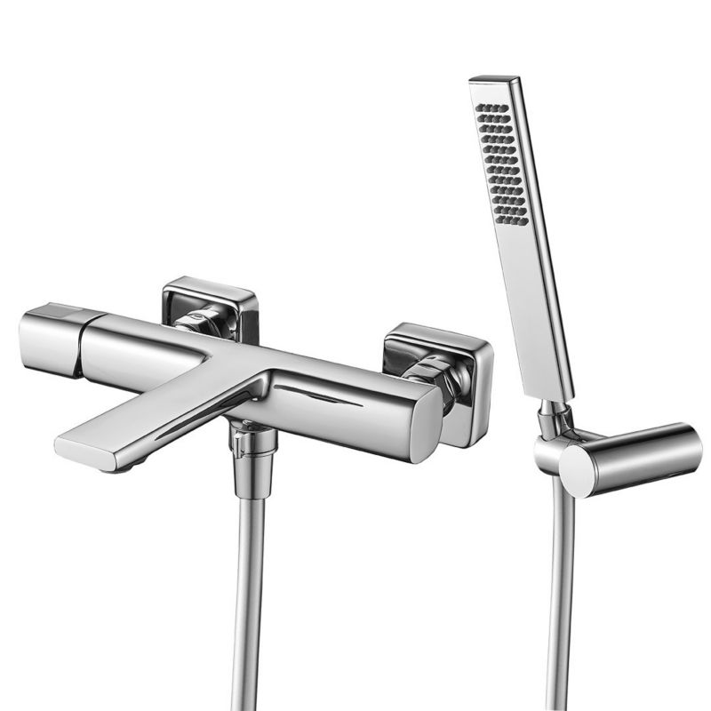 Bateria Natryskowa Laveo Ścienna z Zestawem Natryskowym Tores Chrom 1 szt.