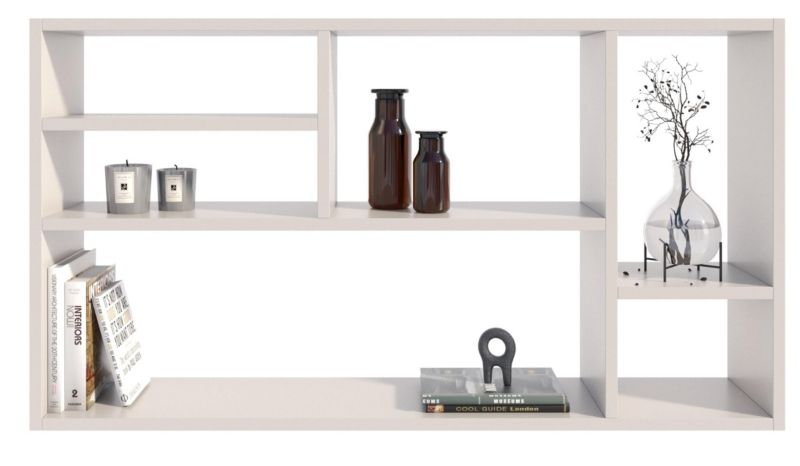 Półka Matkam wisząca MILANO regał Per biały 1 szt.