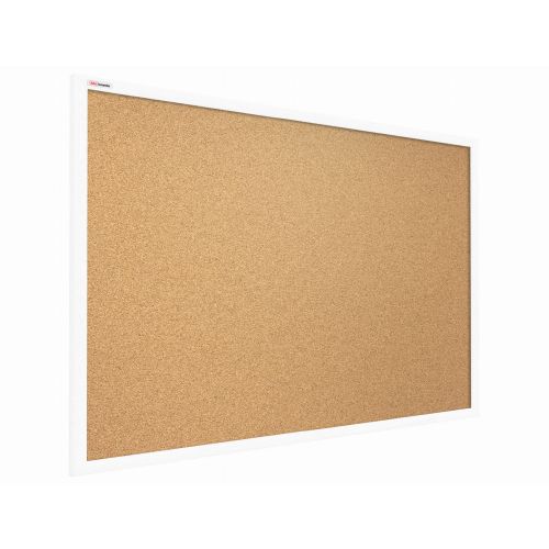 Tablica korkowa 60x40 cm ALLboards rama drewniana biała 1 szt.