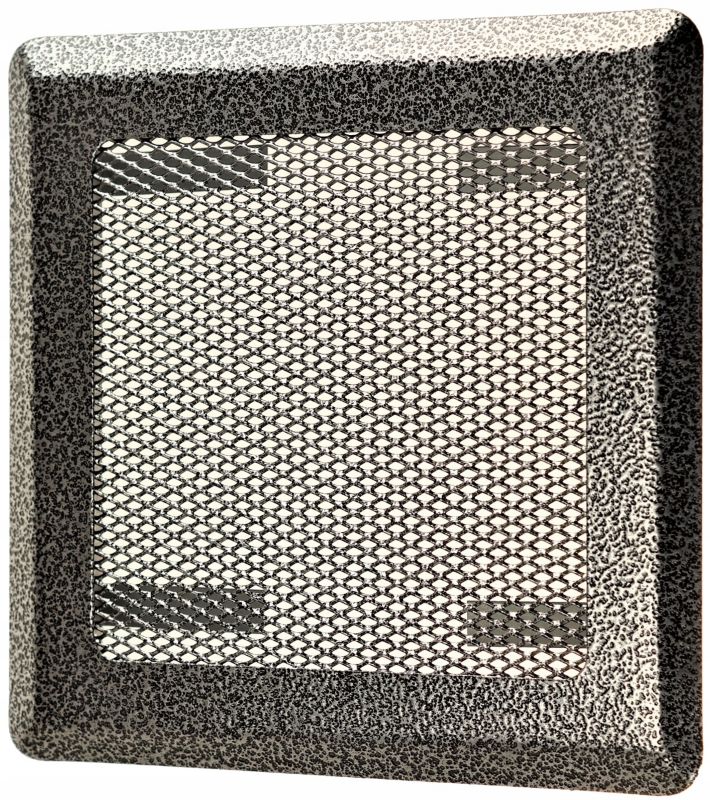 Kratka FEINZ Wentylacyjna Kominkowa Metal 16X16Cm Srebro 1 szt.