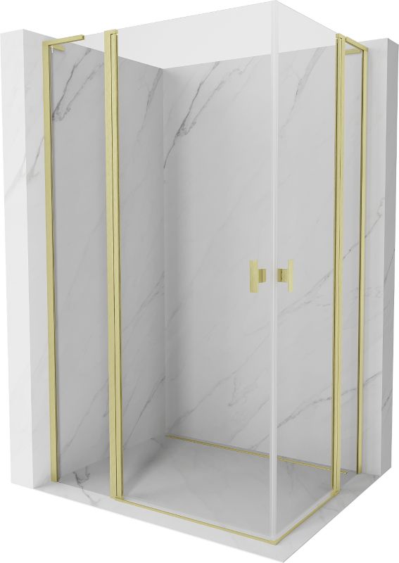 Kabina prysznicowa Mexen Mist L złota szczotkowana 115x90 cm 1 szt.
