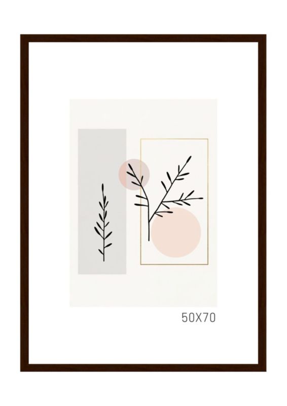 Ramka na zdjęcie MDF BASIC 50x70 cm brązowy 1 szt.