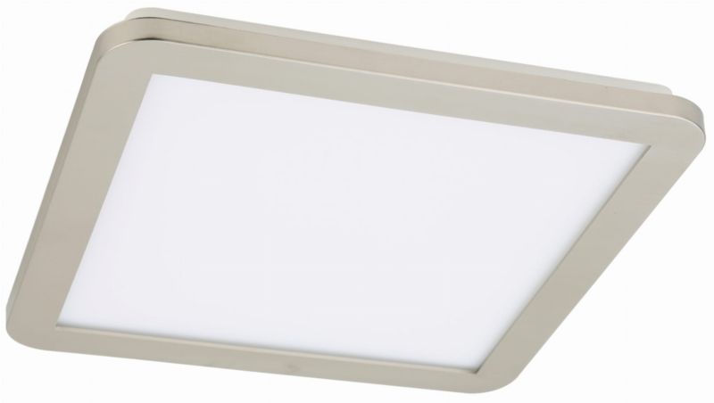 Plafon sufitowy Candellux Nexit srebrno-biały LED 18W 3000K 1480lm IP44 wym: 2 x 30 x 30 cm akryl - 1 szt.